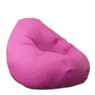 Пуф BULMEG PT2PPPK, Голям барбарон тип круша с водоустойчив перящ се калъф, Пълнеж от полистиролни перли, 320л, Розов