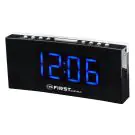 Настолен часовник с радиобудилник FA-2420-4, Календар, Нощна светлина, Черен, (22075)