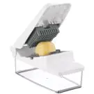 Ренде за зеленчуци 5в1 Kinghoff KH 1873, Неръждаема стомана, Ергономичен наклон, Бял, (35922747)