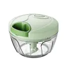 Ръчен чопър с въже Rosberg R51215A, 400 ml, 3 остриета, Зелен, (20409)