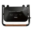 Сандвич тостер - скара Rosberg R51442K, 1300W, Защита срещу прегряване, Незалепващо покритие, Черен, (17730)