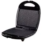 Сандвич тостер за 4 филийки Rosberg R51442B, 1200W, Незалепващи плочи, Черен, (555R51442B)