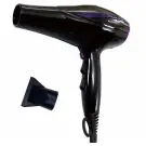 Сешоар Rosberg R51100O, 2200W, 2 скорости, 3 нива, Cool shot, Концентратор, Черен/лилав, (22067)