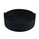 Силиконова форма за AirFryer Rosberg R51980RS, Кръгла, 18.8 x 5.5см, Черен, (17863)