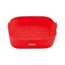 Силиконова форма за Airfryer Rosberg R51980SSN, 18x18x5 см, Червен, (17756)