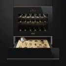 Чекмедже за вграждане SMEG CPS615NR с 13 атрибута за вино, Серия Dolce Stil Novo, Черно, (20046)