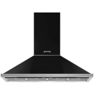 Аспиратор SMEG KPF12BL, Серия Portofino, 120 см, за монтаж на стена, Черен, (19506)