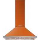 Аспиратор SMEG KPF9OR, Серия Portofino, 90 см, за монтаж на стена, Оранжев, (19491)