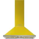 Аспиратор SMEG KPF9YW, Серия Portofino, 90 см, за монтаж на стена, Жълт, (19489)