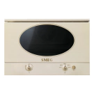 Микровълнова за вграждане SMEG MP822NPO, Серия Coloniale, 22 литра, Крем, (19678)