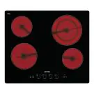 Стъклокерамичен плот SMEG SE364ETD, Серия Универсален, 60 см, Прави нескосени ръбове, (19396)