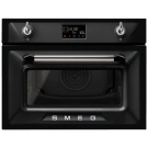 Комбинирана микровълнова за вграждане SMEG SO4902M1N, Серия Victoria, Платформа Galileo: Micro combi, (19356)