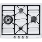 Газов плот SMEG SR764BS1, Серия Cortina, 60 см, Бял, (19437)