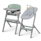Столче за хранене KinderKraft LIVY + шезлонг CALMEE, зелено, (15052)