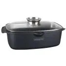 Съд за печене-ростер Royalty Line RL-ACR32M, 5.9L, Мраморно покритие Greblon, Индукция, Черен, (19091)