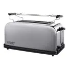 Тостер Russell Hobbs Adventure 23610-56, 1600 W, За 4 филийки, 6 степени, Perfect Toast система за равномерно изпичане, Затопляне, Инокс, (12927)