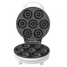 Уред за донъти Adler AD 3075, 1500W, 7 понички наведнъж, Незалепващи плочи, Бял, (22372)