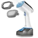 Уред за гладене с пара First Austria FA-5647-2, 1400W, 320 мл, 2 нива до 25 г/мин, Сухо гладене, Бял/син, (999FA56472)