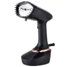 Уред за гладене с пара Klausberg KB 7777, 1500W, 400мл, Вертикално гладене, Керамична плоча, Черен/розово злато, (35922831)