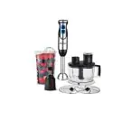 Пасатор, чопър и бъркалка 3в1 ZEPHYR ZP 1112 DSC, 800W, 2 скорости, Кана 600 мл, Чопър 1.7 л, Черен, (18555)