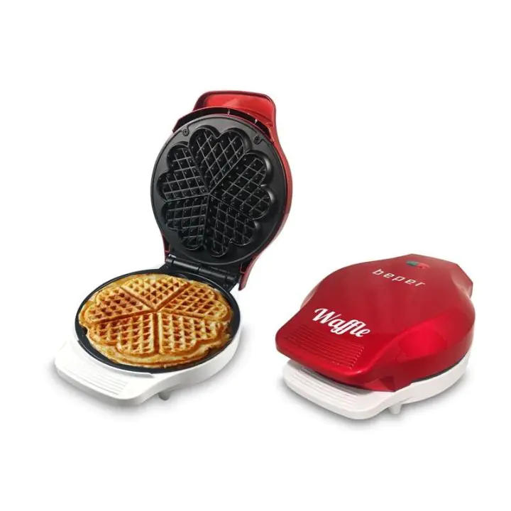 Гофретник Beper BT.603Y, Червен, (15160)