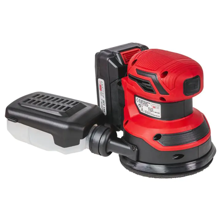 R20 Ексцентършлайф Ø125mm рег. обор. 2Ah RAIDER PRO RDP-KRSA20, (35930262)