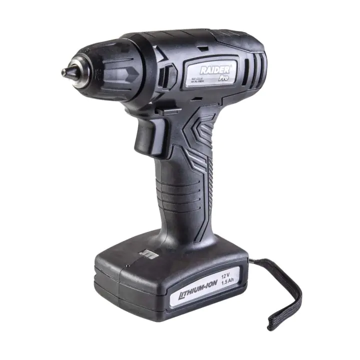 Бормашина акум. Li-ion 12V 1.5Ah 26Nm RAIDER PRO RDP-CDL30 Black, (35924387)