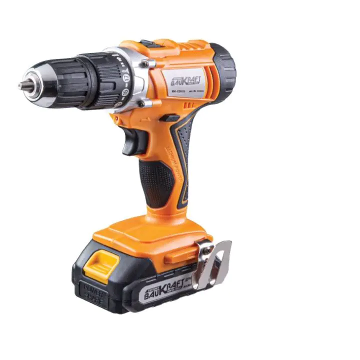 Бормашина акум. ударна 2-ск. 10mm 40Nm 18V 2Ah BAUKRAFT BK-CDI35, (35924403)