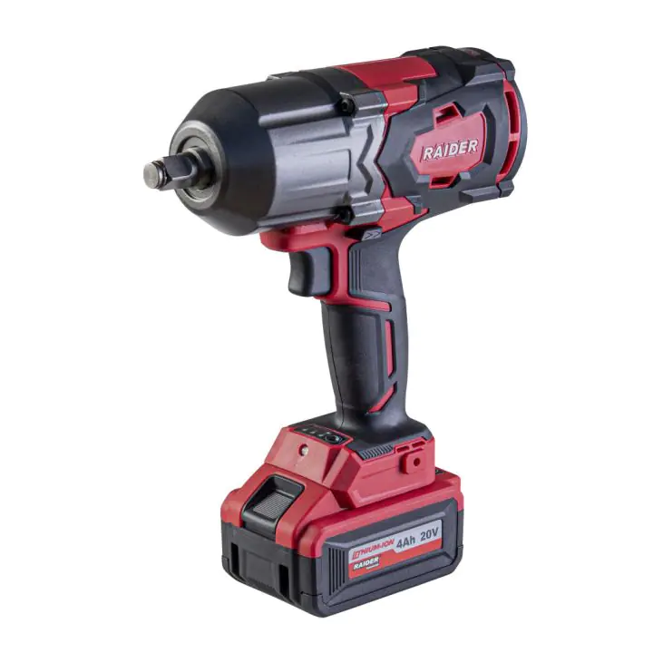 Гайковерт акум. 20V 3-ск. 4Ah 1200Nm 1/2" в куфар RAIDER INDUSTRIAL RDI-IBW02, (35924410)