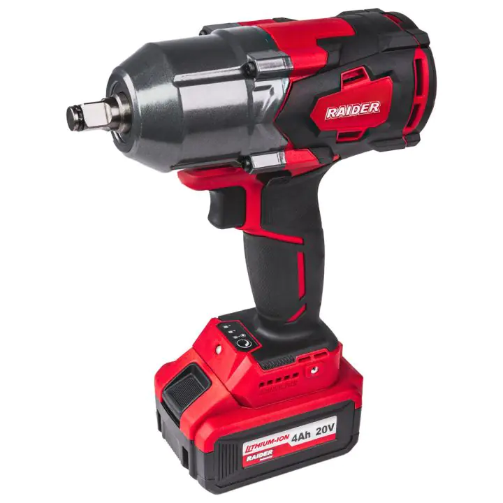 Гайковерт ударен безч. 20V 3-ск.4Ah 700Nm1/2"куфар RAIDER INDUSTRIAL RDI-IBW05, (35930197)
