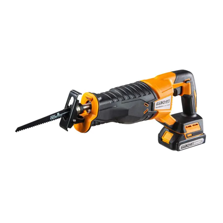 Трион саблен акум. 18V 2Ah quick в куфар BAUKRAFT BK-CRS34 Set, (35929607)