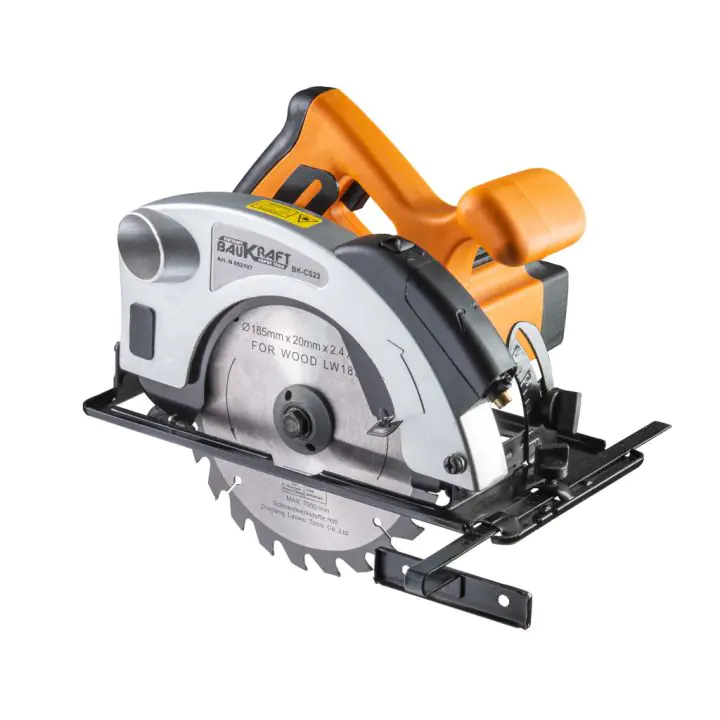 Циркуляр ръчен ø185mm 1200W лазер BAUKRAFT BK-CS23, (35924512)