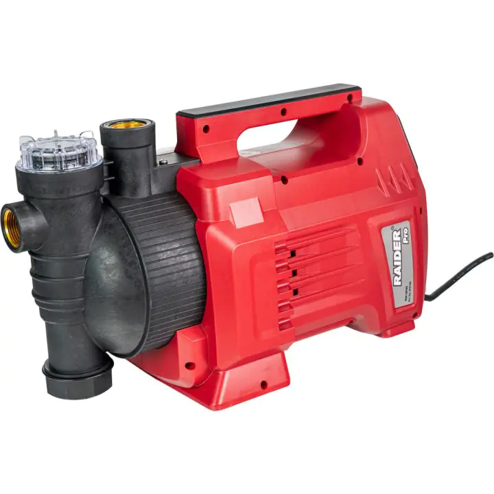 Помпа водна 1100W 1" 77L/min 45m воден филтър LCD RAIDER PRO RDP-WP80, (35930050)