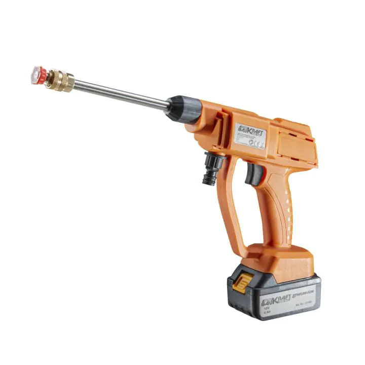 Водоструйка акум. 4Ah BAUKRAFT BK-HPC09 Set, (35924610)