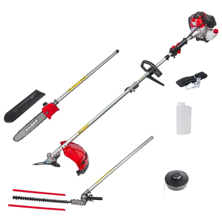 Коса бензинова с нож и корда сгъваема 4в1 2.2kW RAIDER RD-GBC25, (35930240)