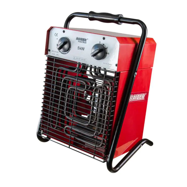 Калорифер електрически 5kW RAIDER RD-EFH05, (35924813)