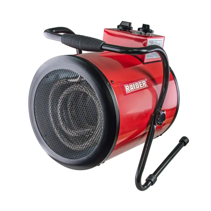 Калорифер електрически 5kW кръгъл на стойка RAIDER RD-EFH11, (35929694)