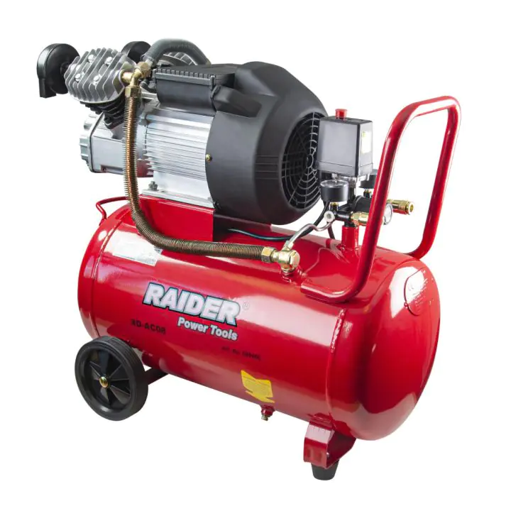 Компресор 50L 2.2kW 356L/min RAIDER RD-AC08, (35924833)