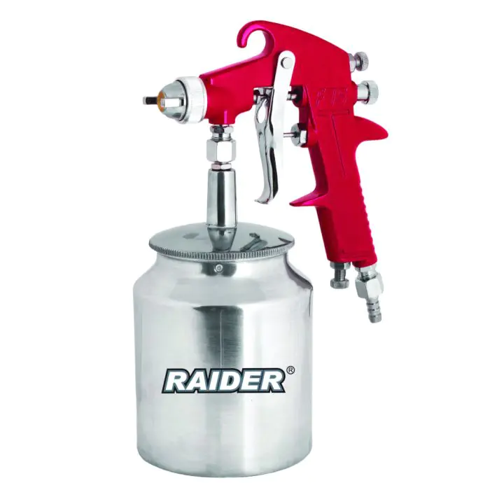 Пистолет за боя долно ø1.5mm 750ml 1/4"RAIDER RD-SG01, (35924840)