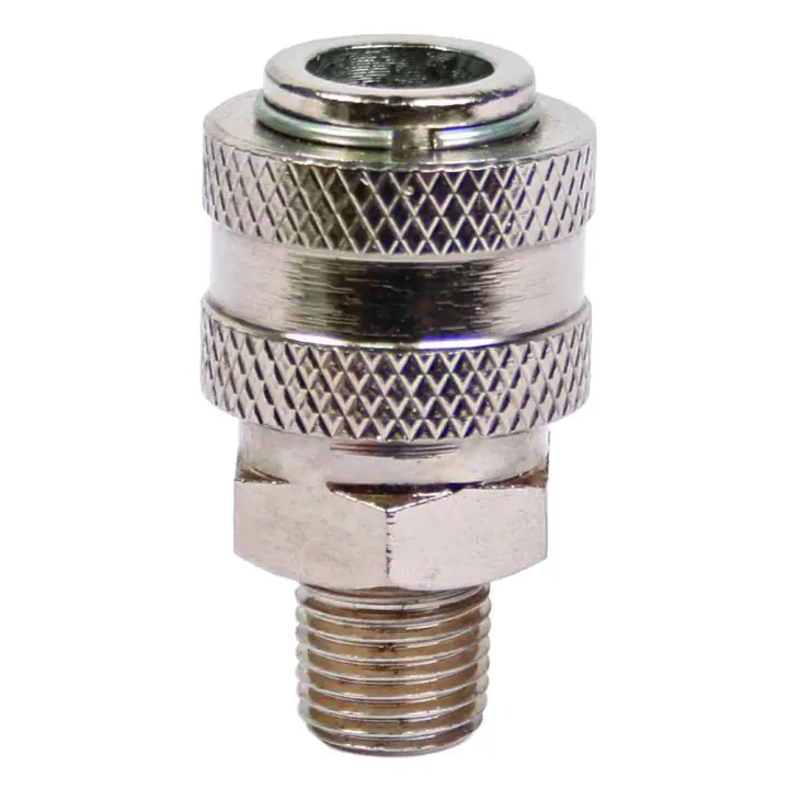 Накрайник пневм. бърза връзка 1/4"M QC04 RD, (35924861)