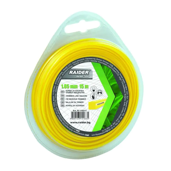 Корда за косачка тример квадратна 1.65mm х 15m, (35924952)