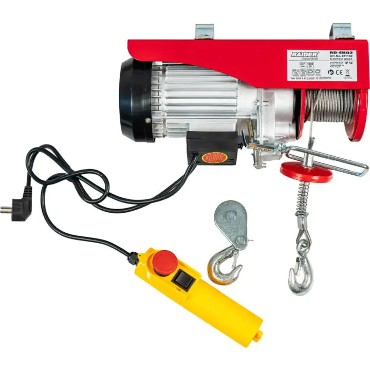 Телфер електрически 500kg 6m 1020W RAIDER RD-EH02, (35925058)