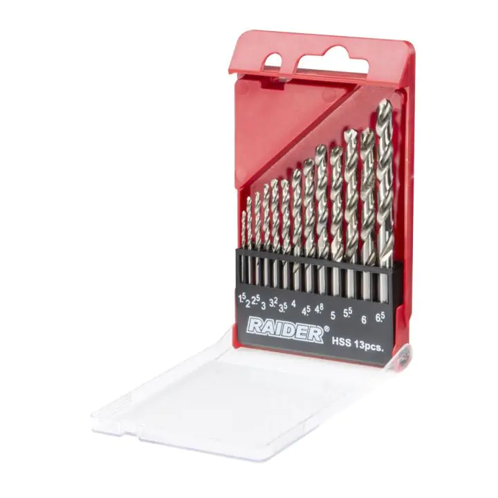 Свредла за метал 13бр. ø1.5-6.5mm HSS к-т, (35925318)