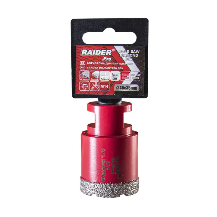 Боркорона Diamond Dry M14 ø40mm, (35925668)