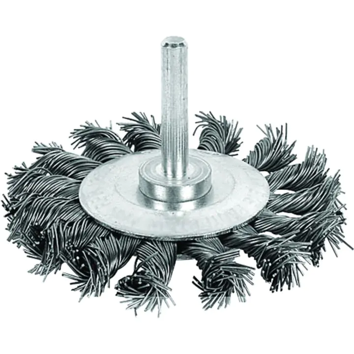 Четка за бормашина плоска плетена ø75mm (3"), (35925824)