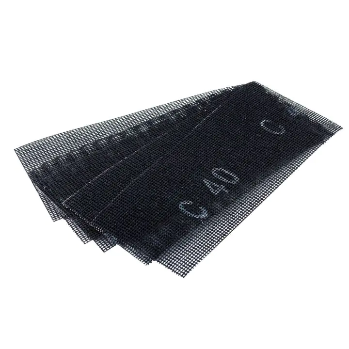 Шкурка мрежа от силициев карбид 93x230mm P 40 5бр, (35925912)