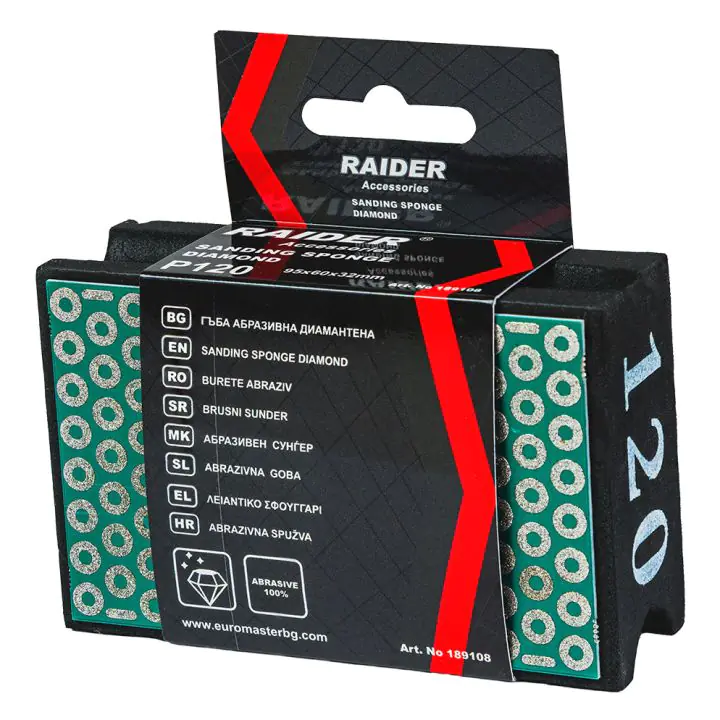 Гъба абразивна 120x100x12mm Р60, (35930543)