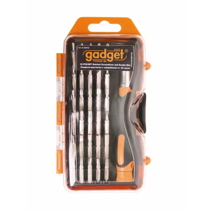 Отвертка с накрайници-прецизни к-т 32 части GADGET, (35926226)