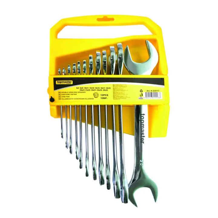 Ключ гаечен к-т 12бр 6-32mm на стойка CR-V Topmaster Professional, (35926460)