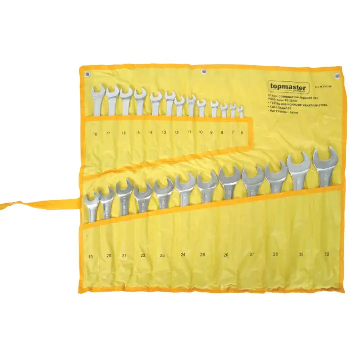 Ключ звездогаечен к-т 25бр 6-32mm CR-V PRESS Topmaster Professional, (35926468)